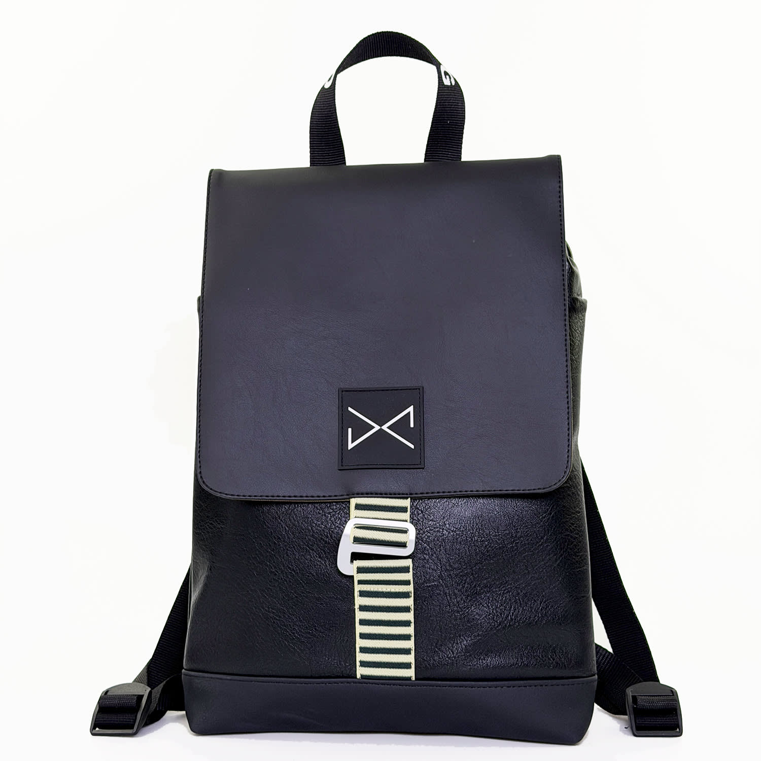 Daniel Chong Women's Waterproof The Hook Backpack With Double Zipper - Black