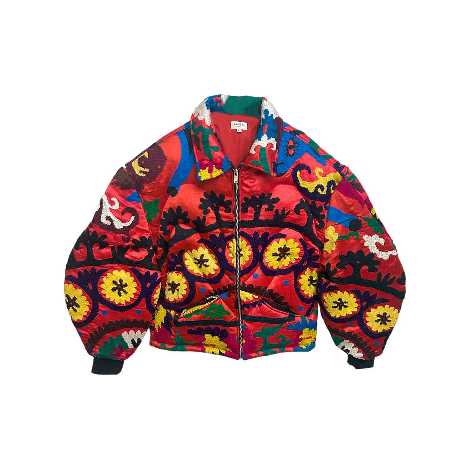 Zasta Studio Men's Unknown Tapestries Silk Bomber Large