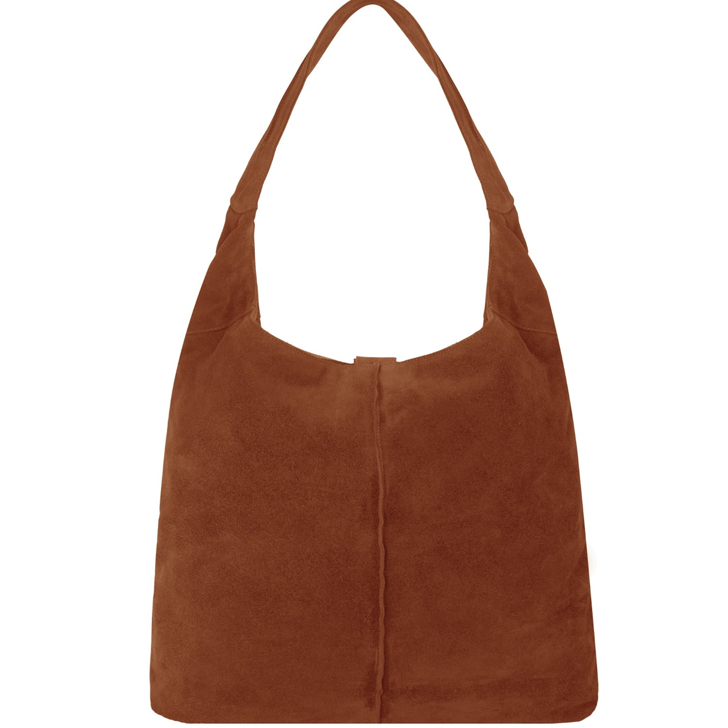 Shop Brix + Bailey Women's Neutrals / Brown Camel Soft Suede Leather Hobo Shoulder Bag