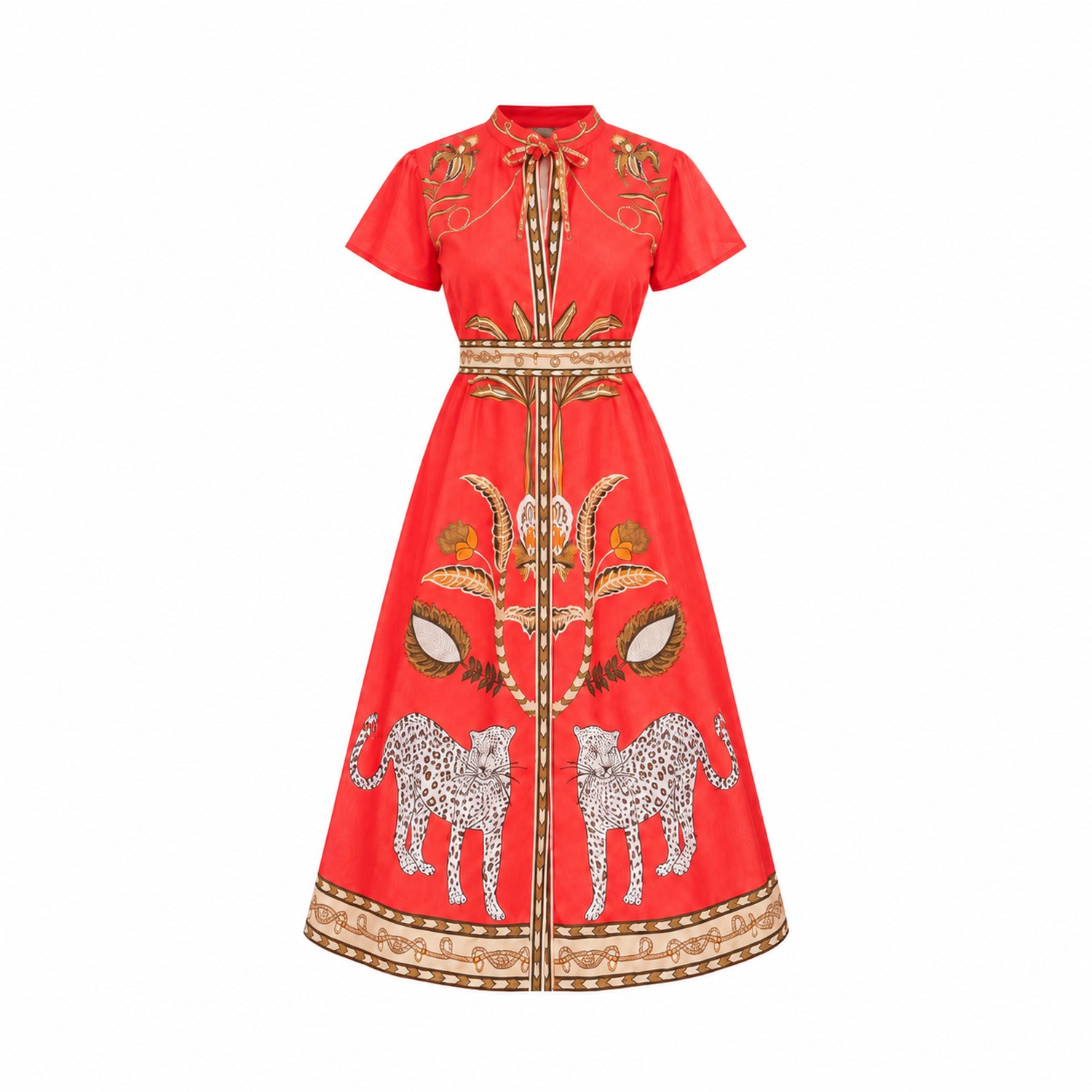 Islapayal Sydney Shirtdress In Red