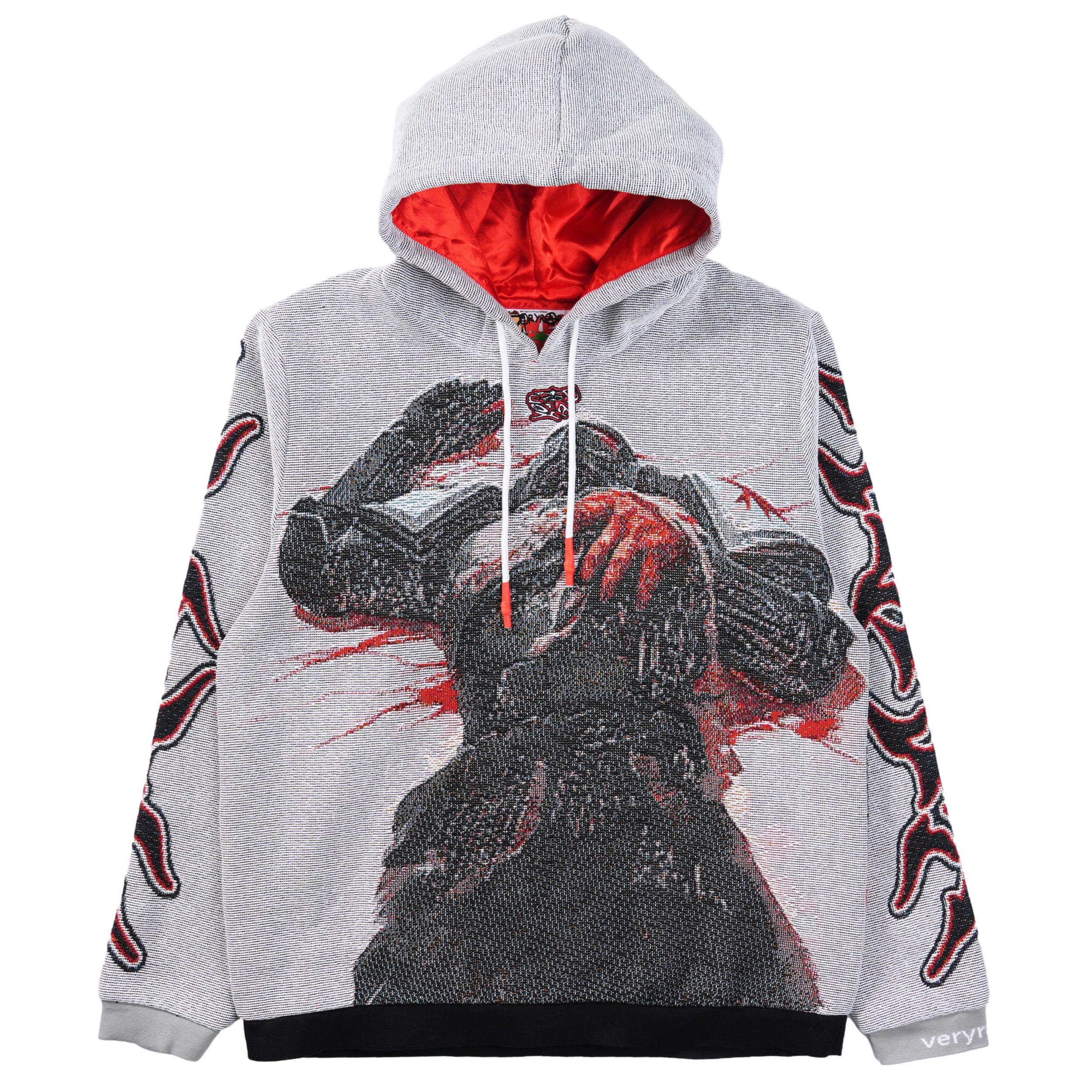 Veryrare Men's Grey Dead Soldier Martyr Hoodie In Gray