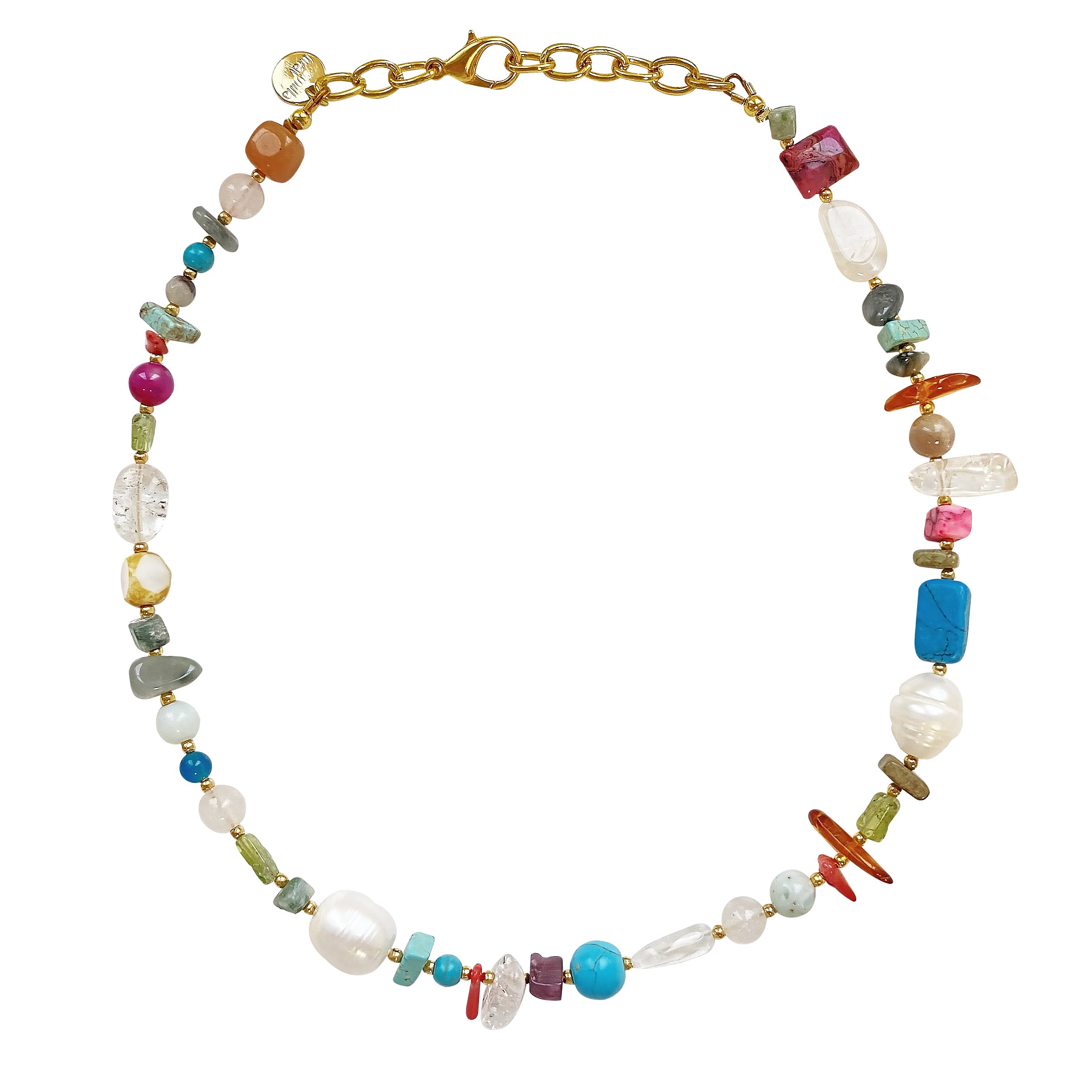 Smilla Brav Women's Gemstone Necklace O'ahu In Multi