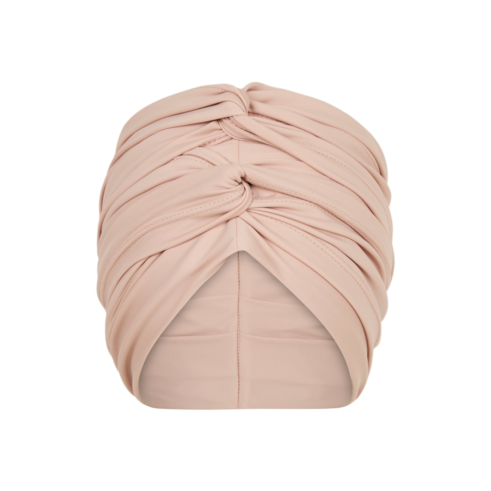 Lanuuk Women's Neutrals / Pink / Purple Self-tie Turban - Shell In Pink/purple