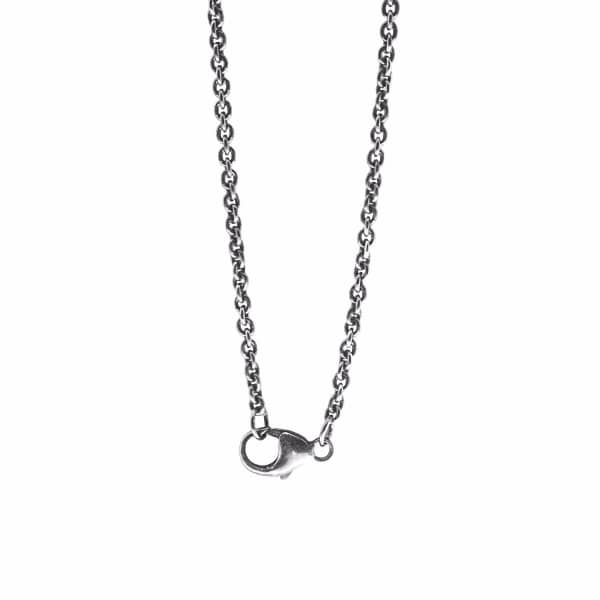 ANCHOR & CREW MEN'S TYNE PULLEY SILVER NECKLACE PENDANT