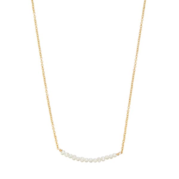 Lily & Roo Gold Small Pearl Cluster Choker In Cluster