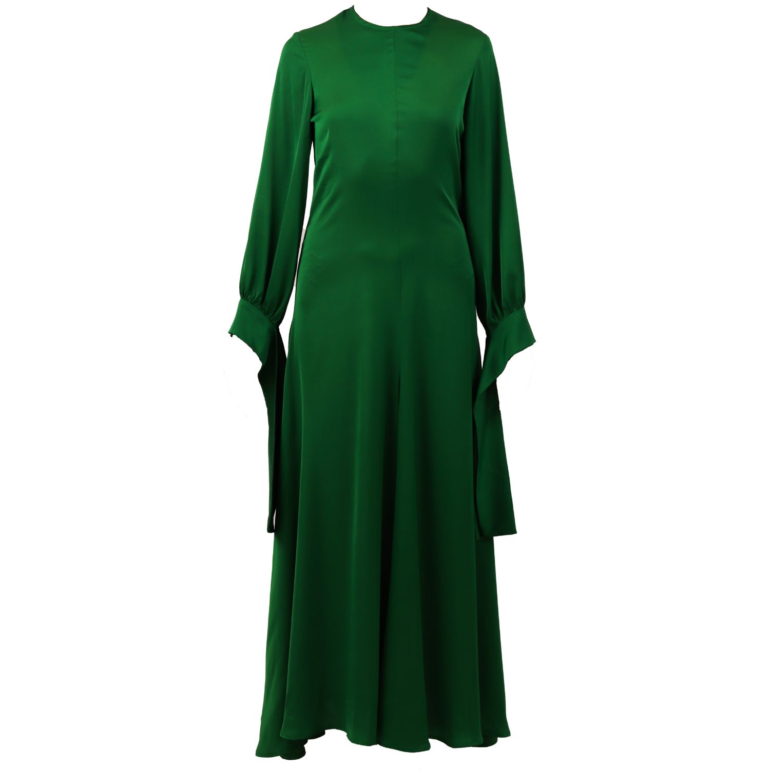 Women’s Green Bow Dress Small Silkylicious Llc