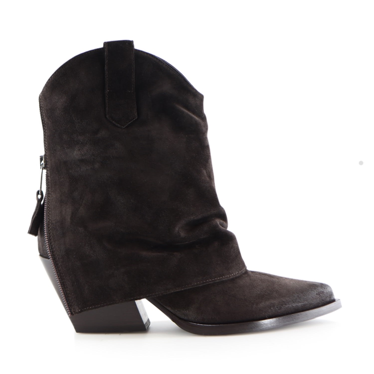 Notabene Women's Zorro Boots, Dark Brown Suede In Brown