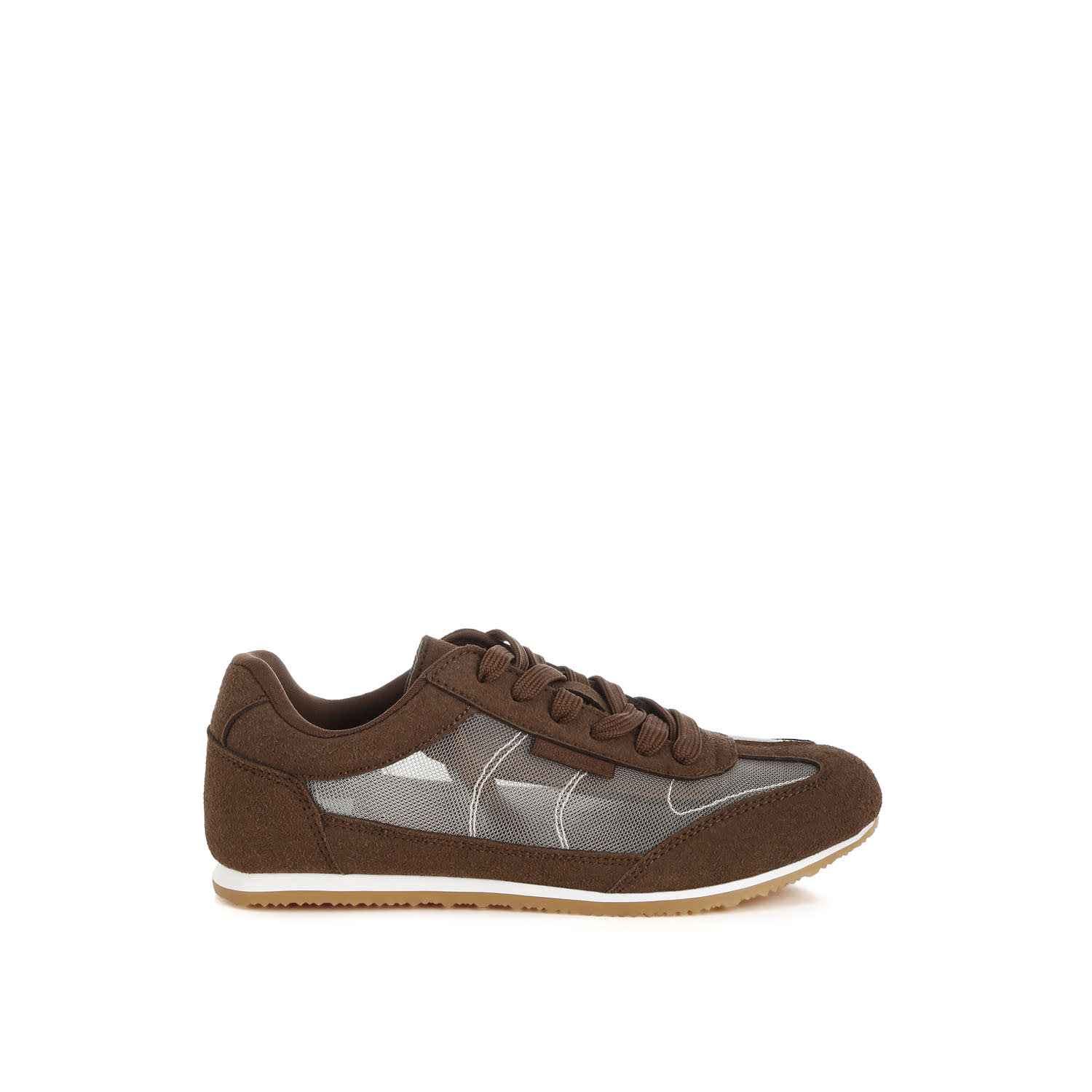 Rag & Co Women's Milon Microfiber & Mesh Sneakers In Brown In Brown