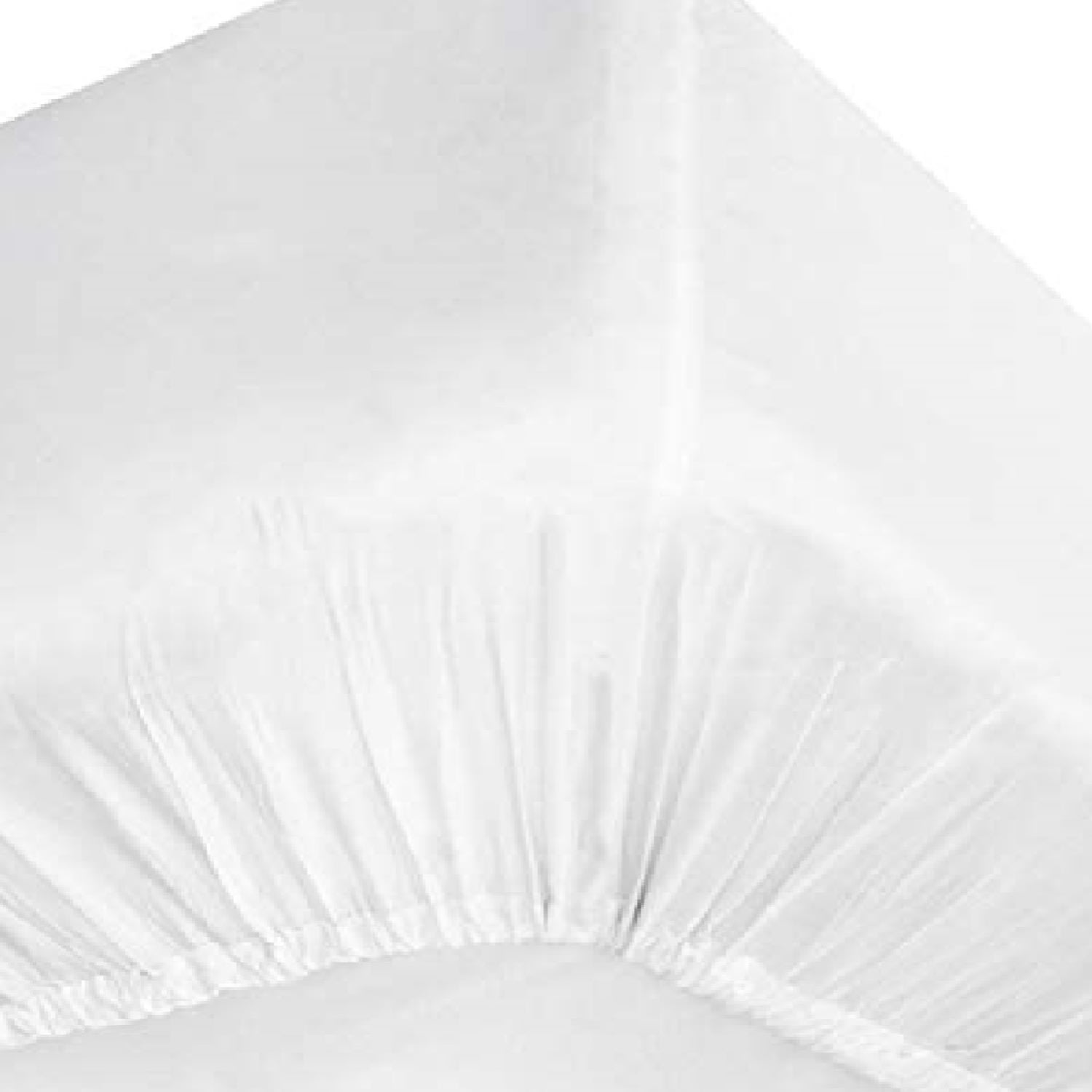 House Babylon Double Fitted Sheet - White