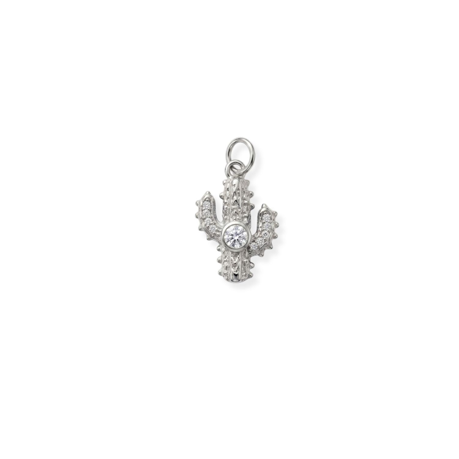 Women's Silver Saguaro Charm | Martina Rozenberg Smira Jewelry