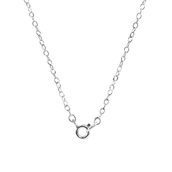 Anchor & Crew Lane Hexagonal Mini Geometric Silver Necklace Pendant In Silver