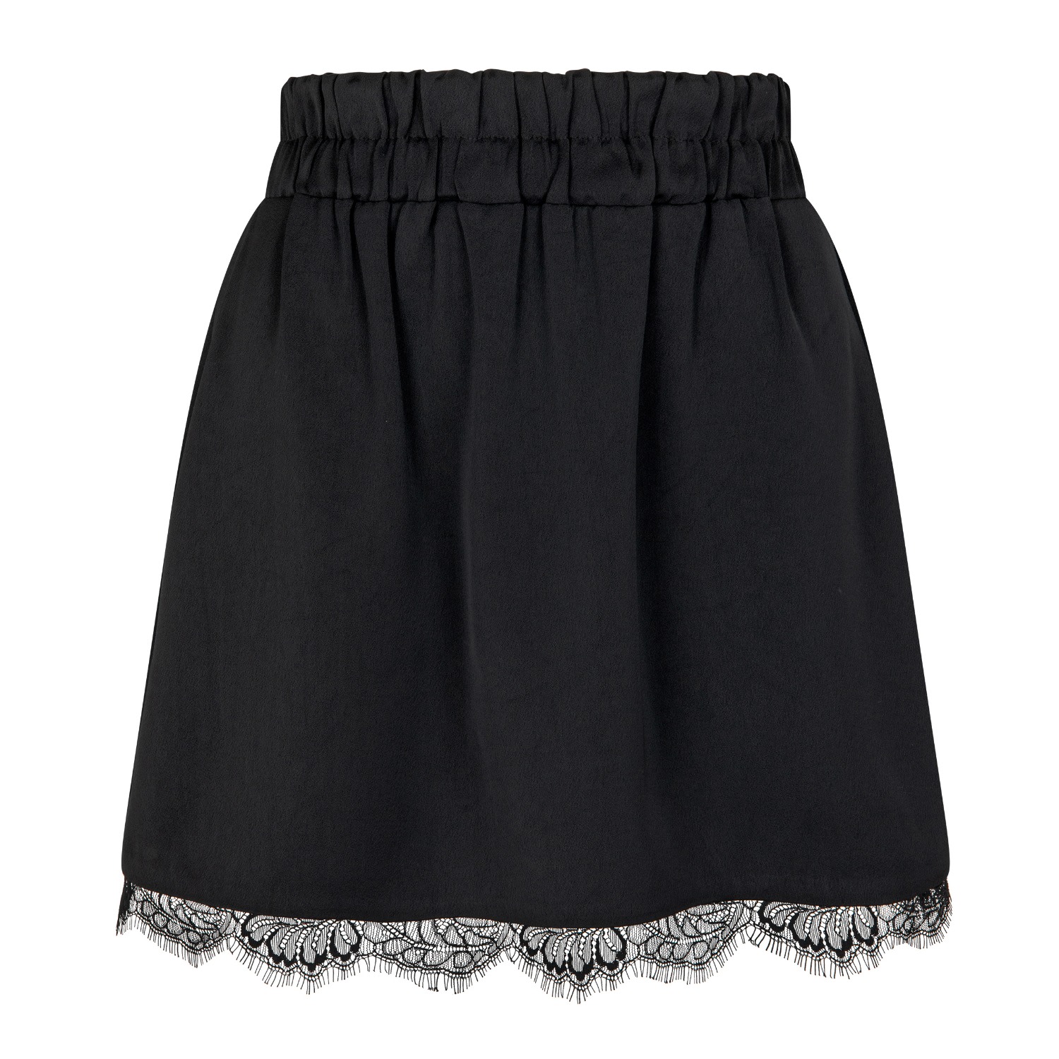 Women’s Black Embroidered Lace Mini Skirt Xs/S Langner