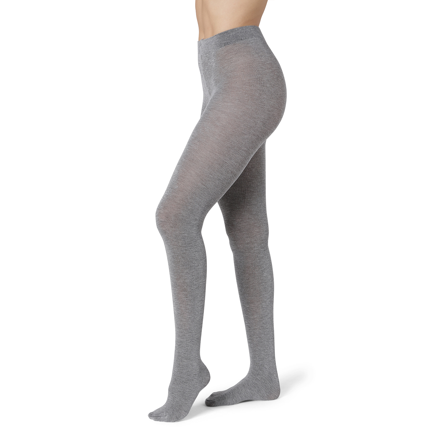 Dear Denier Recycled Cashmere Tight, Grey Marl