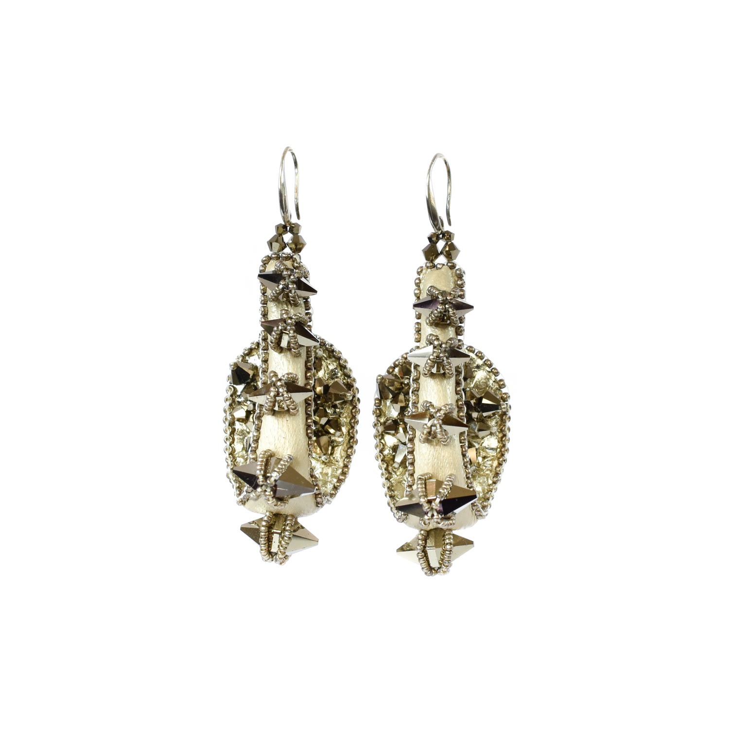 Women’s Svana Earrings Light Gold Elevée Jewels