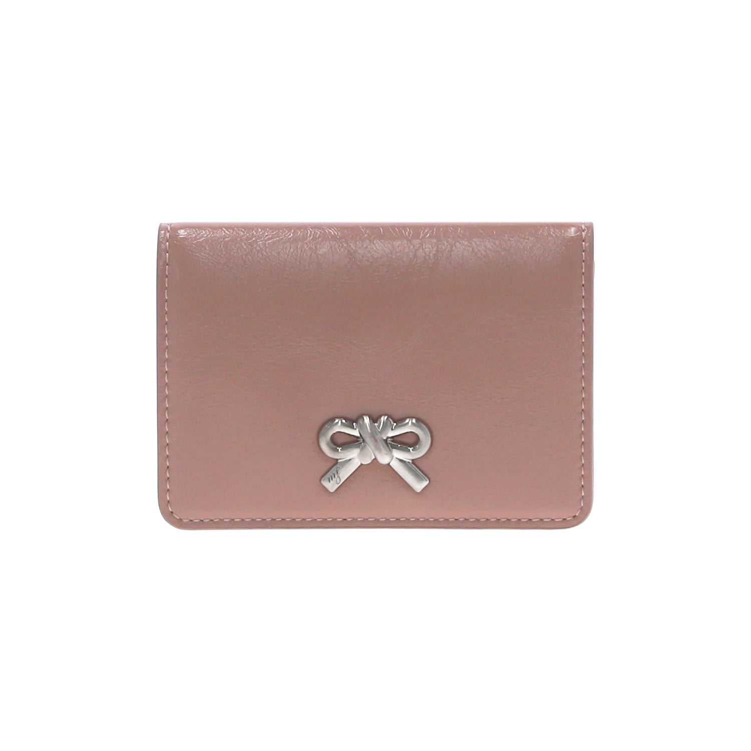 Marhen.j Women's Rose Gold Ribbon Wallet Rose Pink