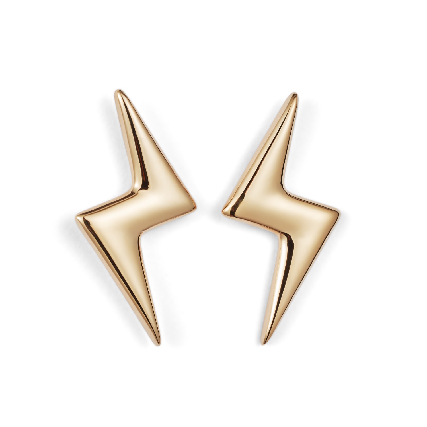 Toolally Women's Bubble Bolt Earrings - Gold Vermeil In Gold