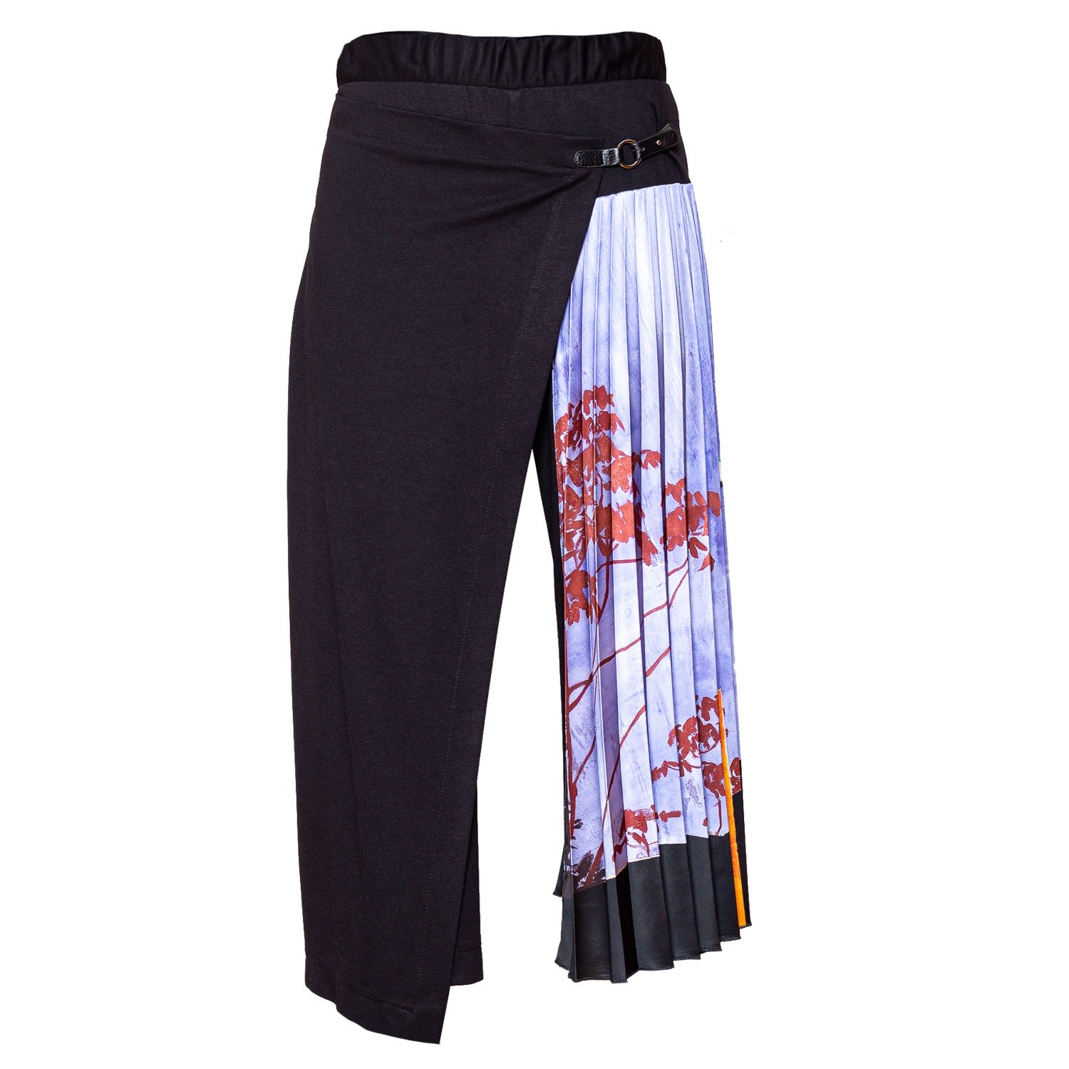 Artista Women's Black Parrots Culottes In Black