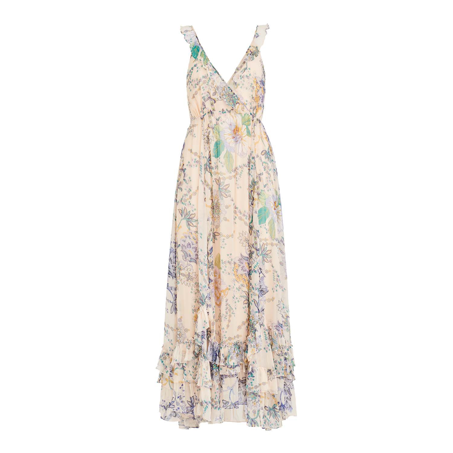 Women’s Celia Maxi Dress - Viscose Chiffon Small Secret Mission