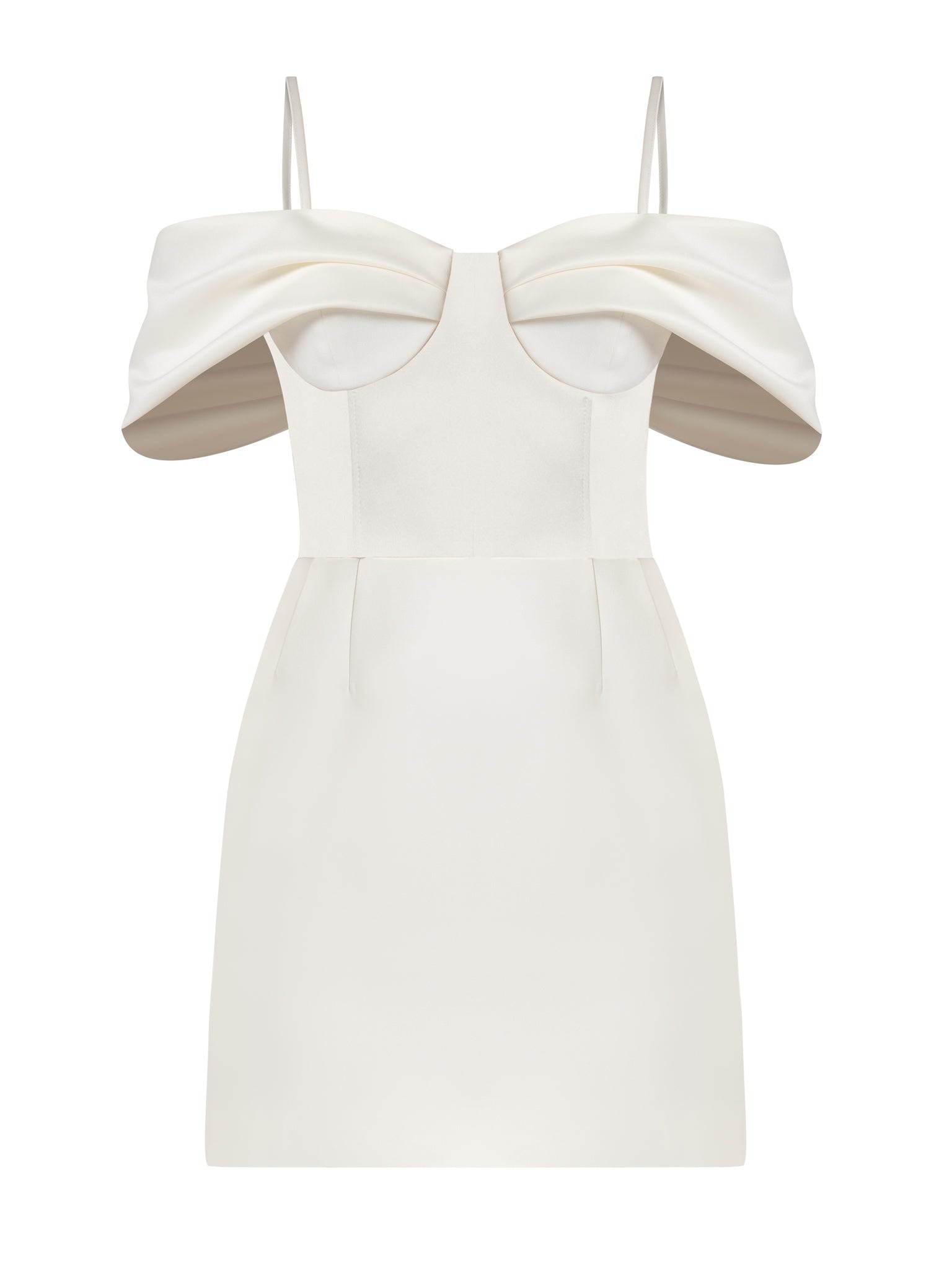 Tia Dorraine Women's Belle Of The Ball Mini Dress - Pearl White