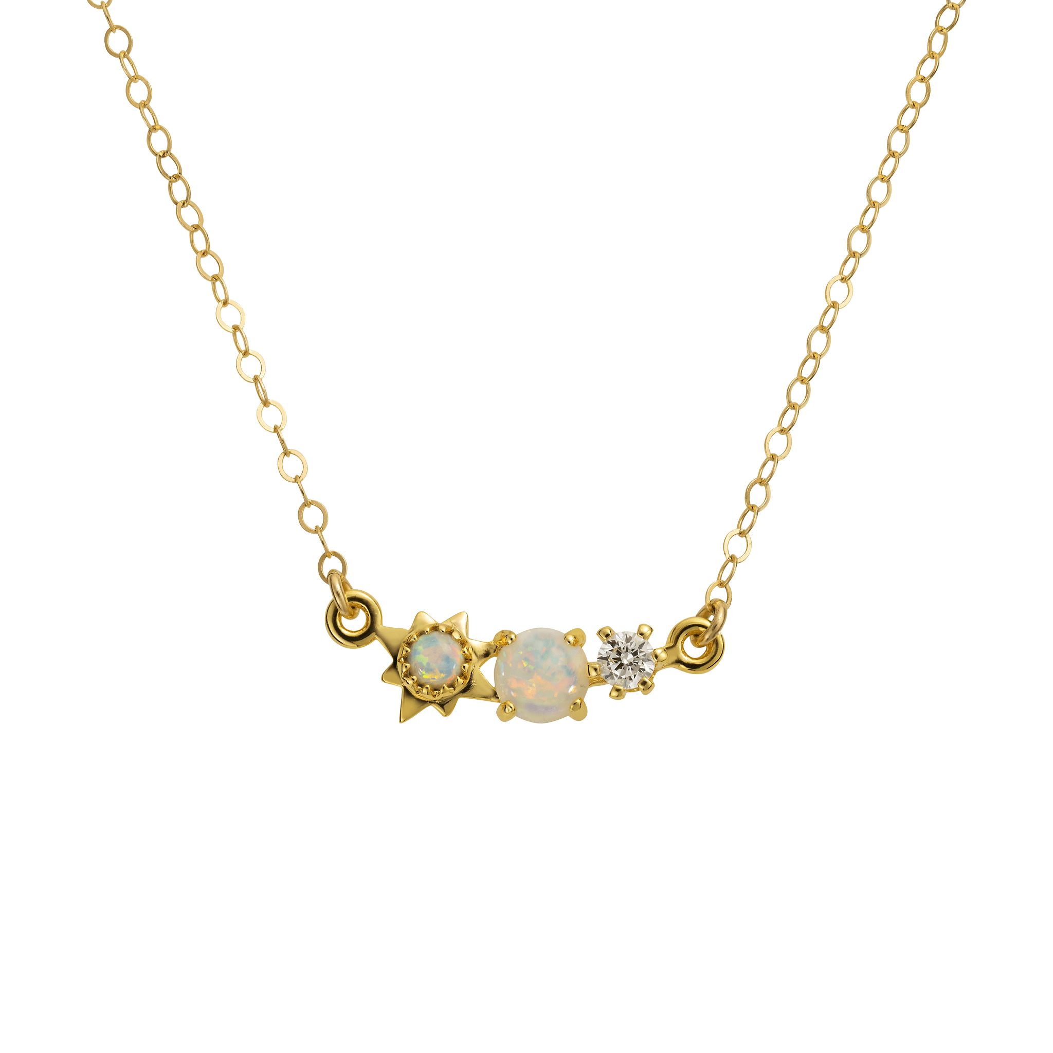 Women’s Gold Three Wishes Pendant La Kaiser