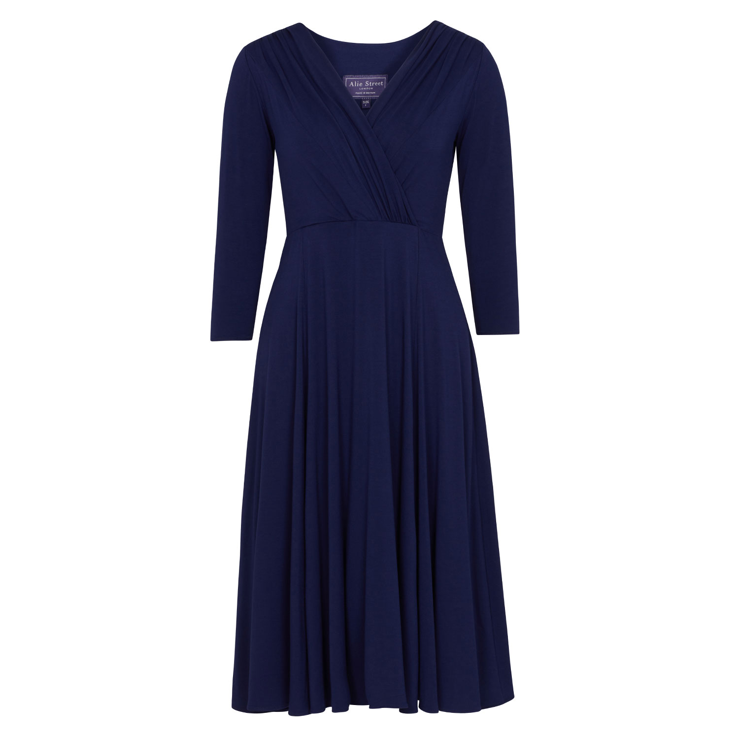 Women’s Petite Annie Dress In Eclipse Blue Xxl/3Xl Alie Street London