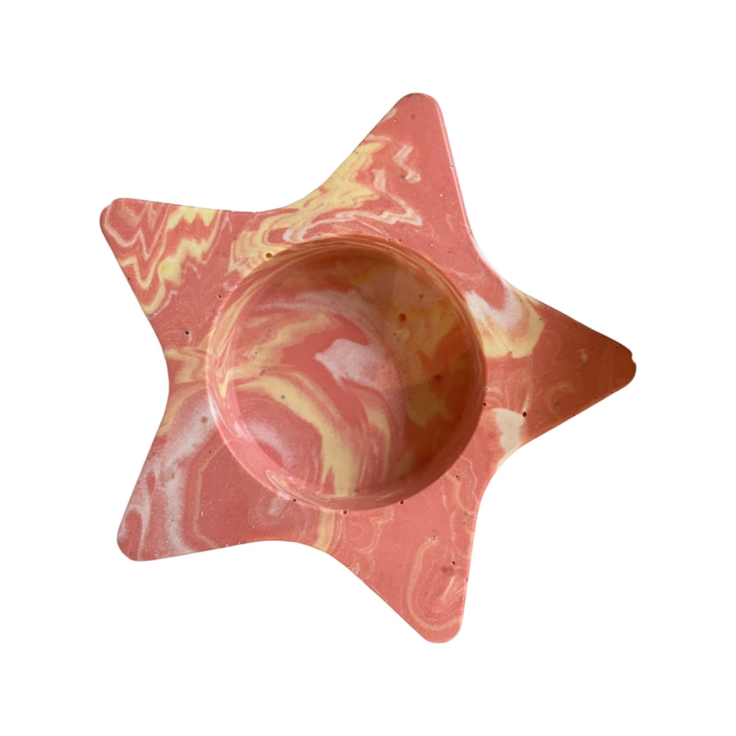 By Shax Large Starry Tealight Holder - Red In Red