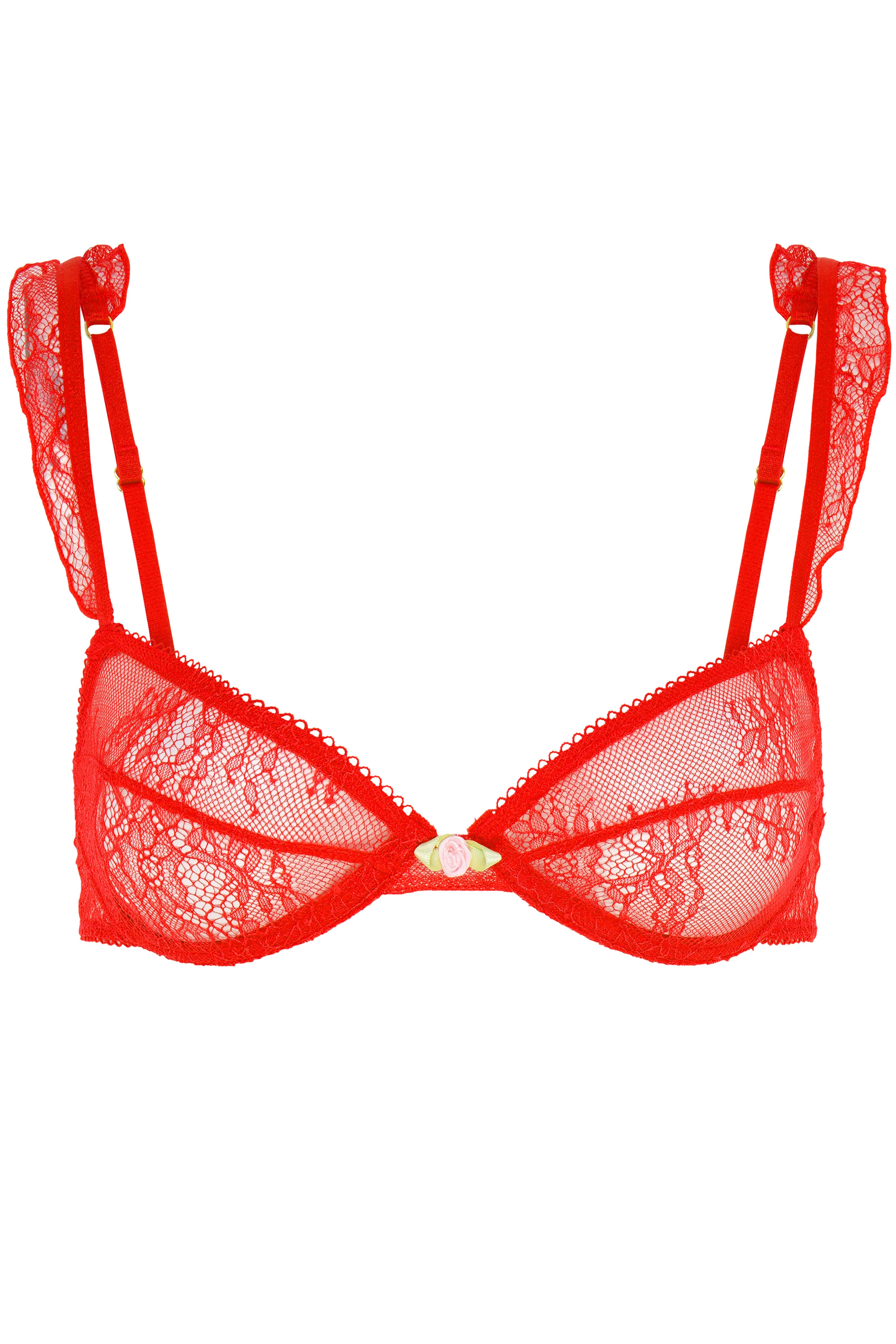 Wild Lovers London Women's Red Colette Bra In Red