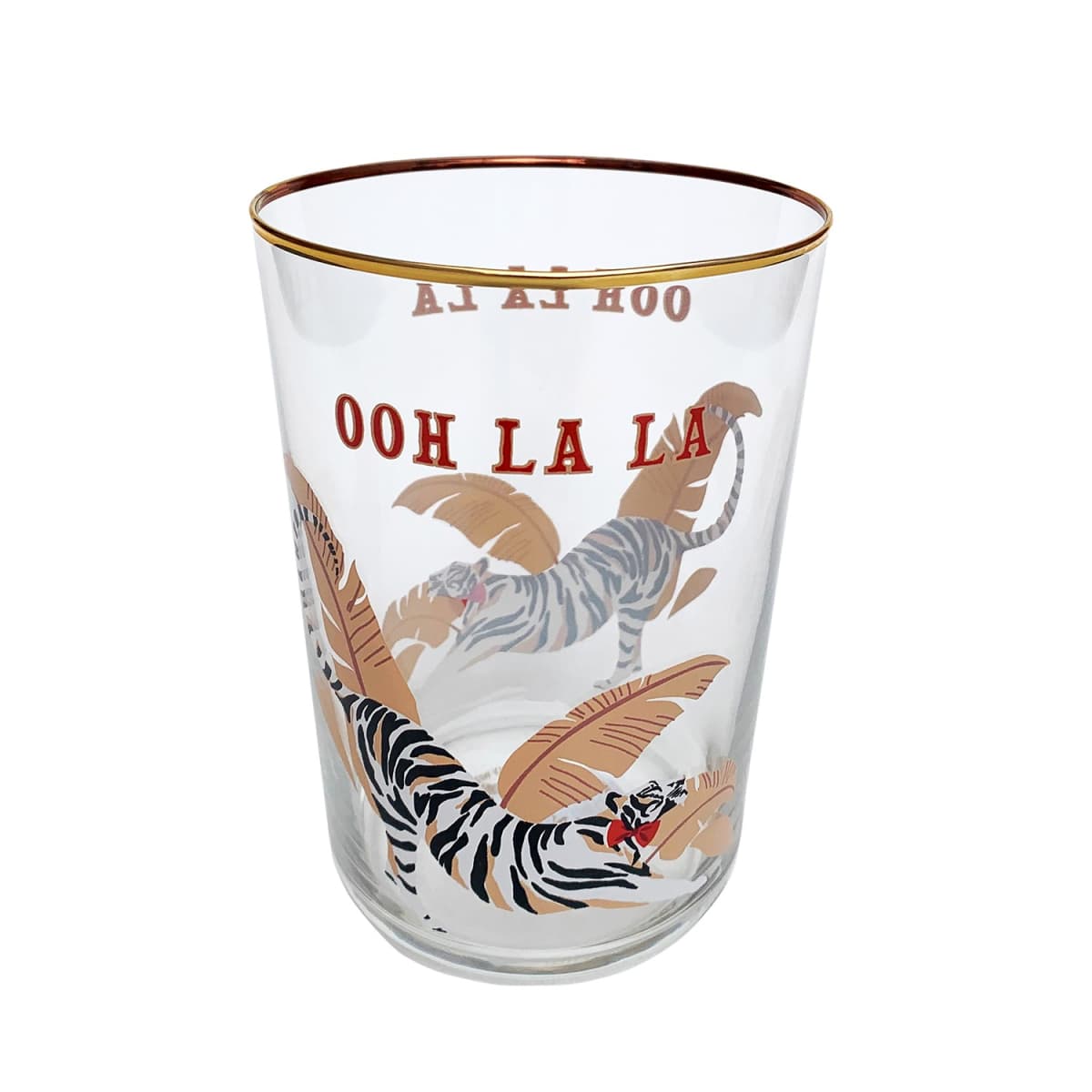 Set Of 2 Tiger Hi Ball Glass