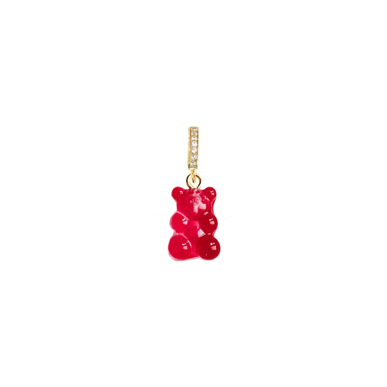 Women’s Crystal Gummy Charm - Red Adriana Pappas Designs