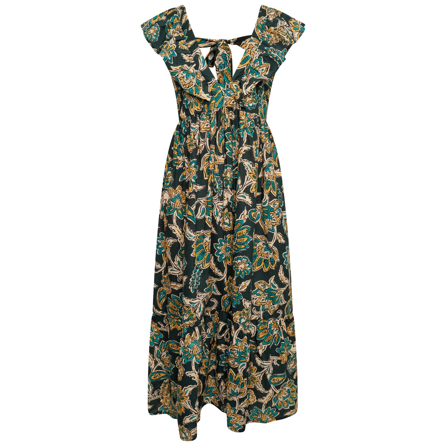 Women’s Athena Blue Floral Midi Dress Large Latelier London