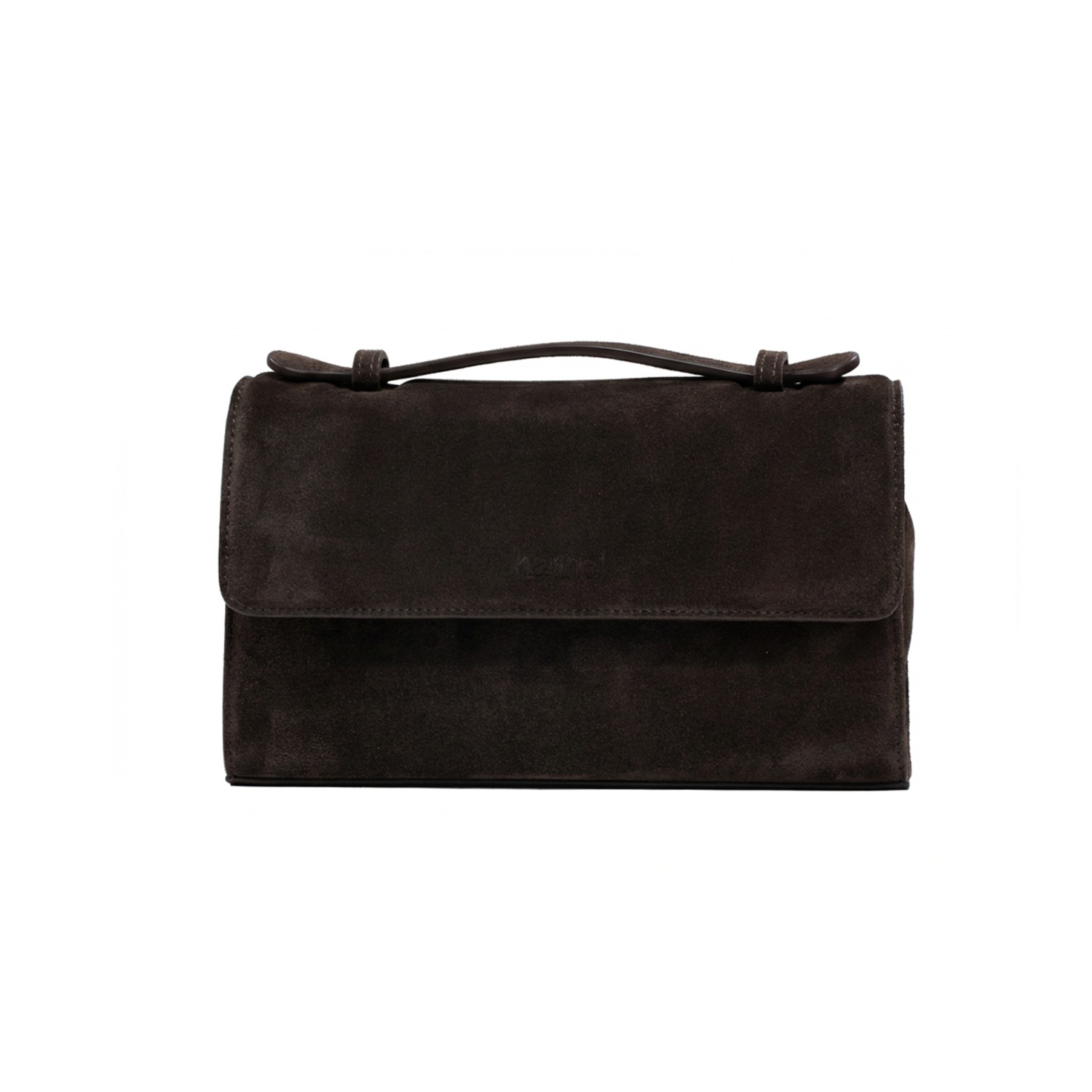 Women's Avenue Suede Crossbody Bag - Dark Brown | Hamel Atelier