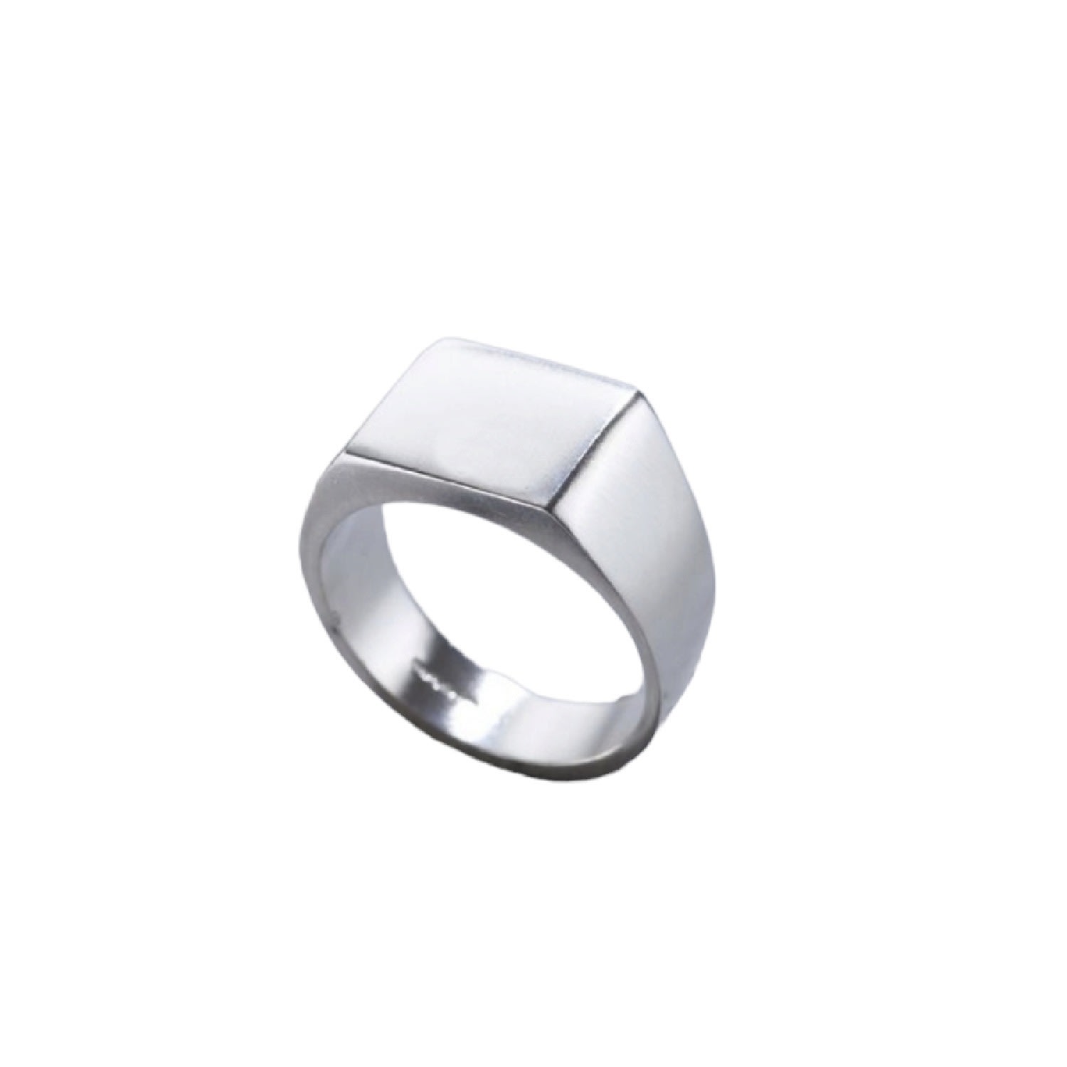 Posh Totty Designs Men's Sterling Silver Unisex Signet Ring