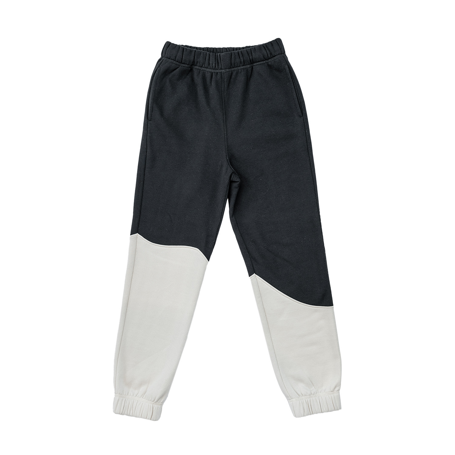 Circular Path Women's Black / White Wave Sweatpant - Black White