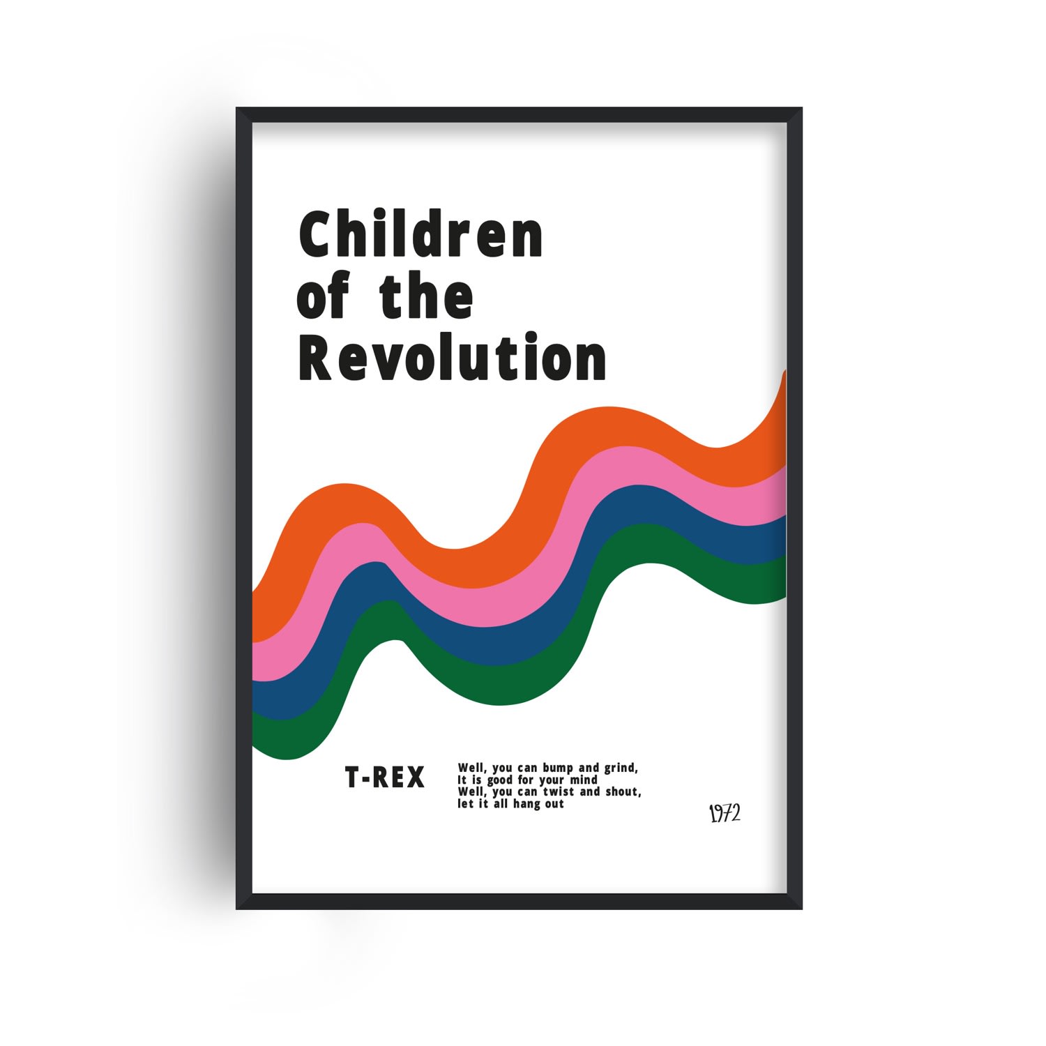 Fanclub Children Of The Revolution Giclée Art Print In White