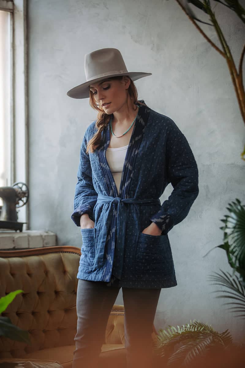 Quilted hanten jacket shop