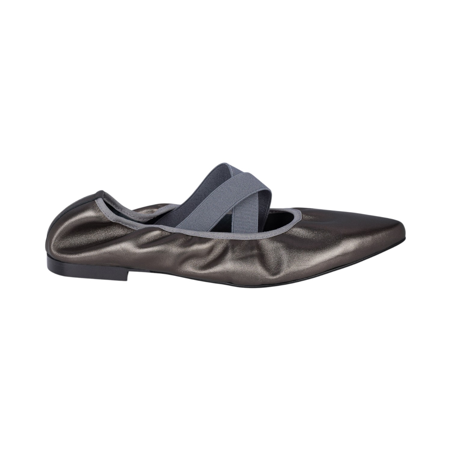 Dolores Promesas Women's Andar Con Tula Ballerina Flats In Graphite Grey
