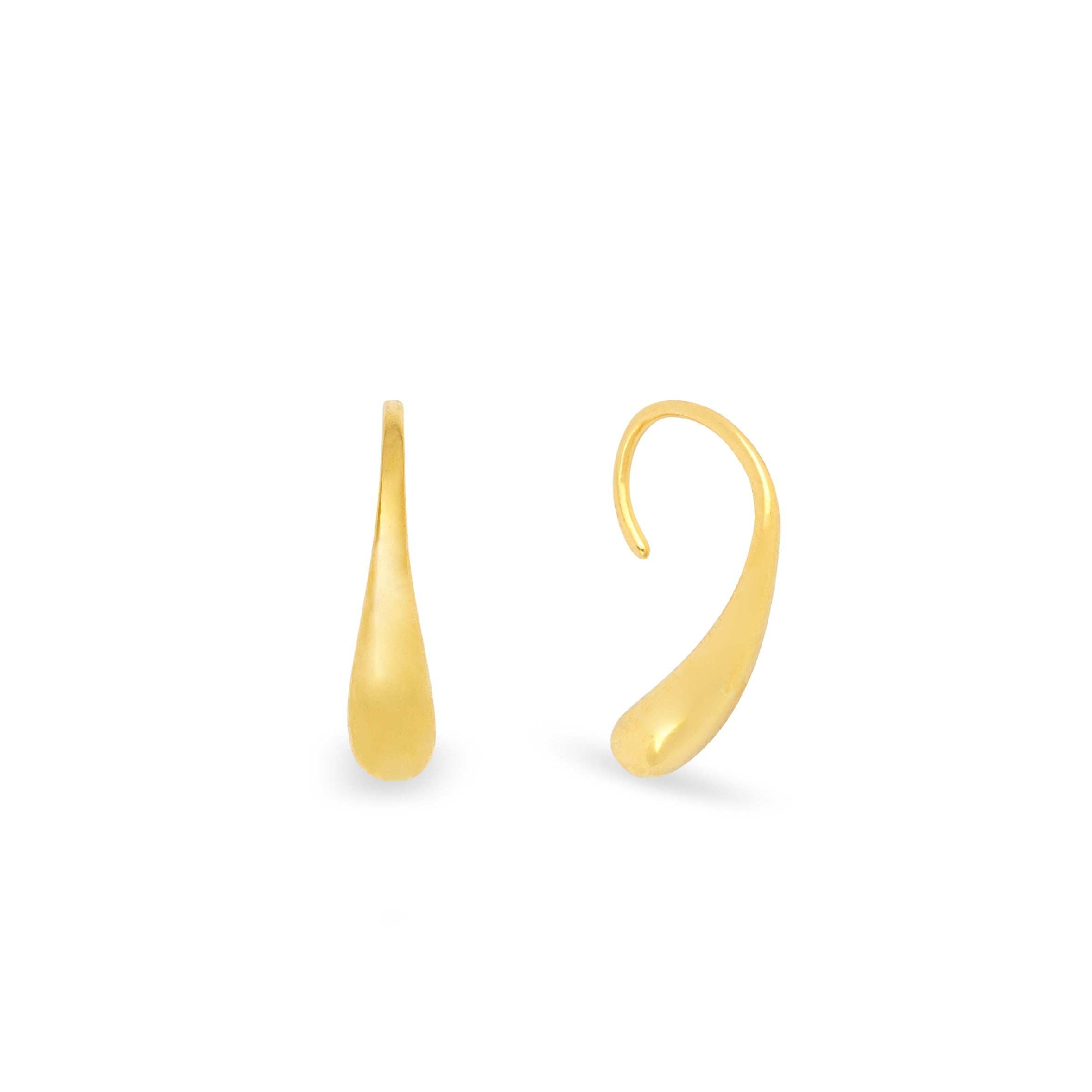 Gold Trip Women's Water Drop Earrings In Gold In Gold