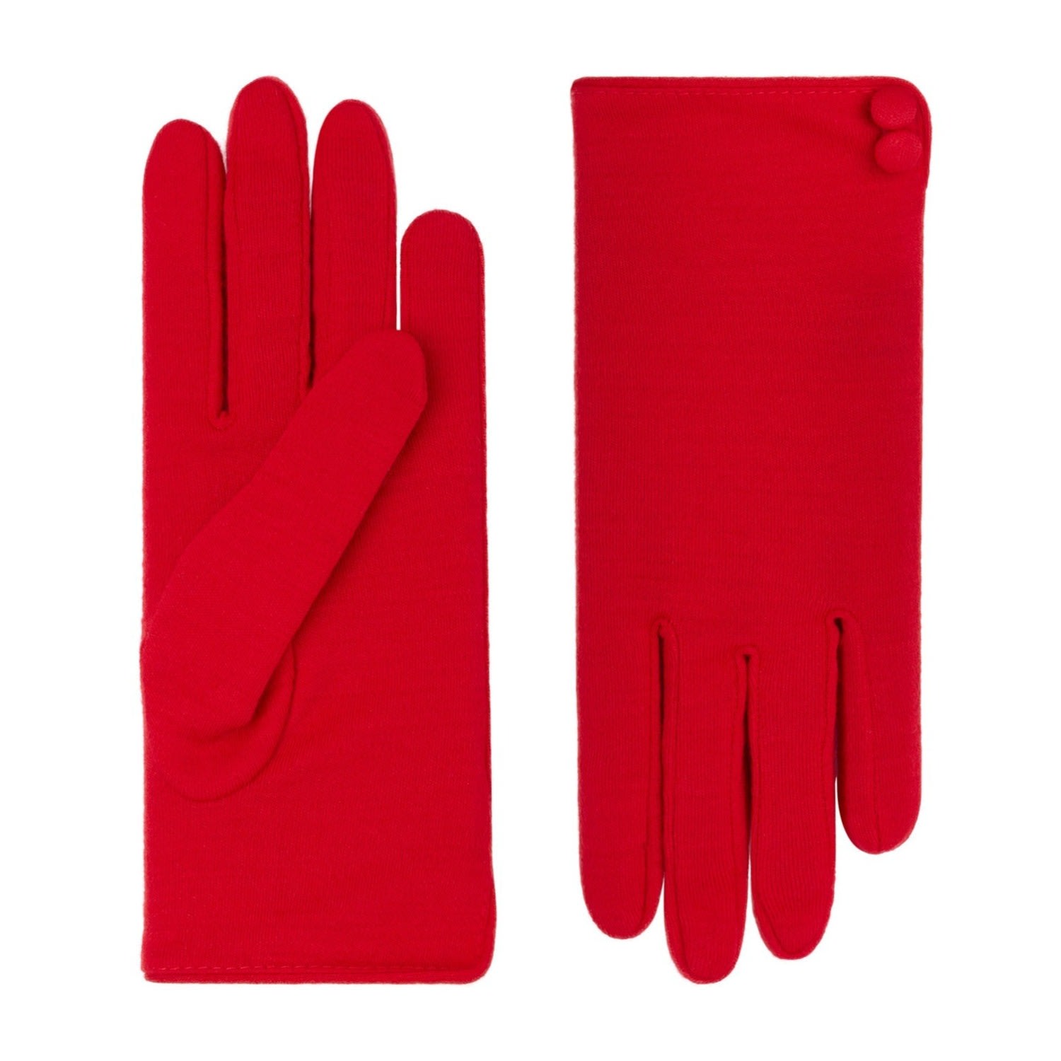 Women’s Pandora Merino Wool Glove - Red 7.5" Cornelia James