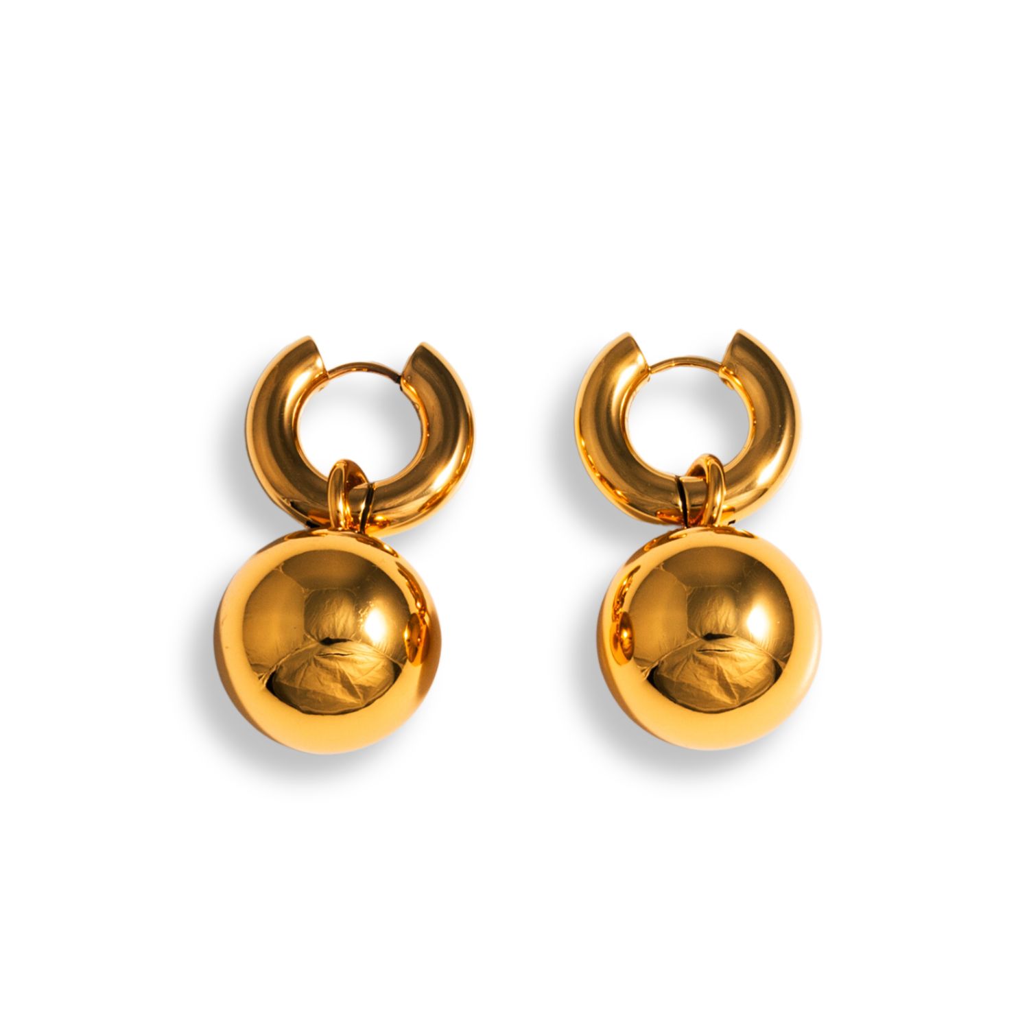 Mademoiselle Jules Women's Gold Au Earrings