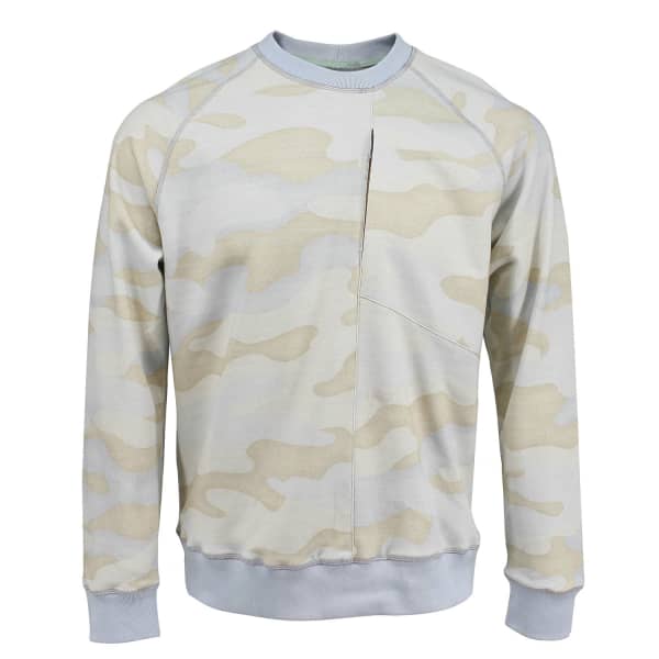 Lords Of Harlech Jameson Sweatshirt In Fading Camo Natural