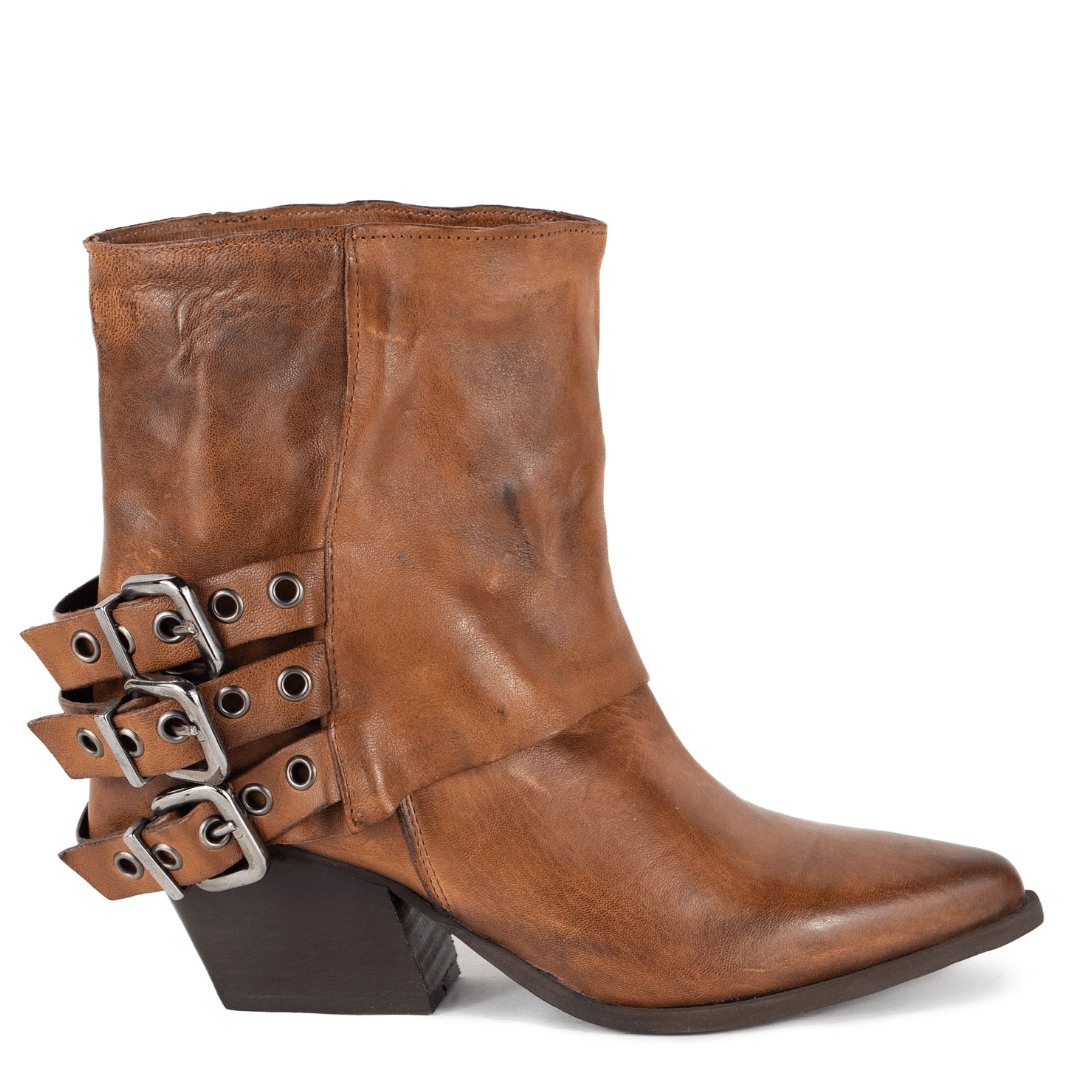 Keith Scarrott Shoes Women's Brown Grasso Tan Ankle Boot In Brown