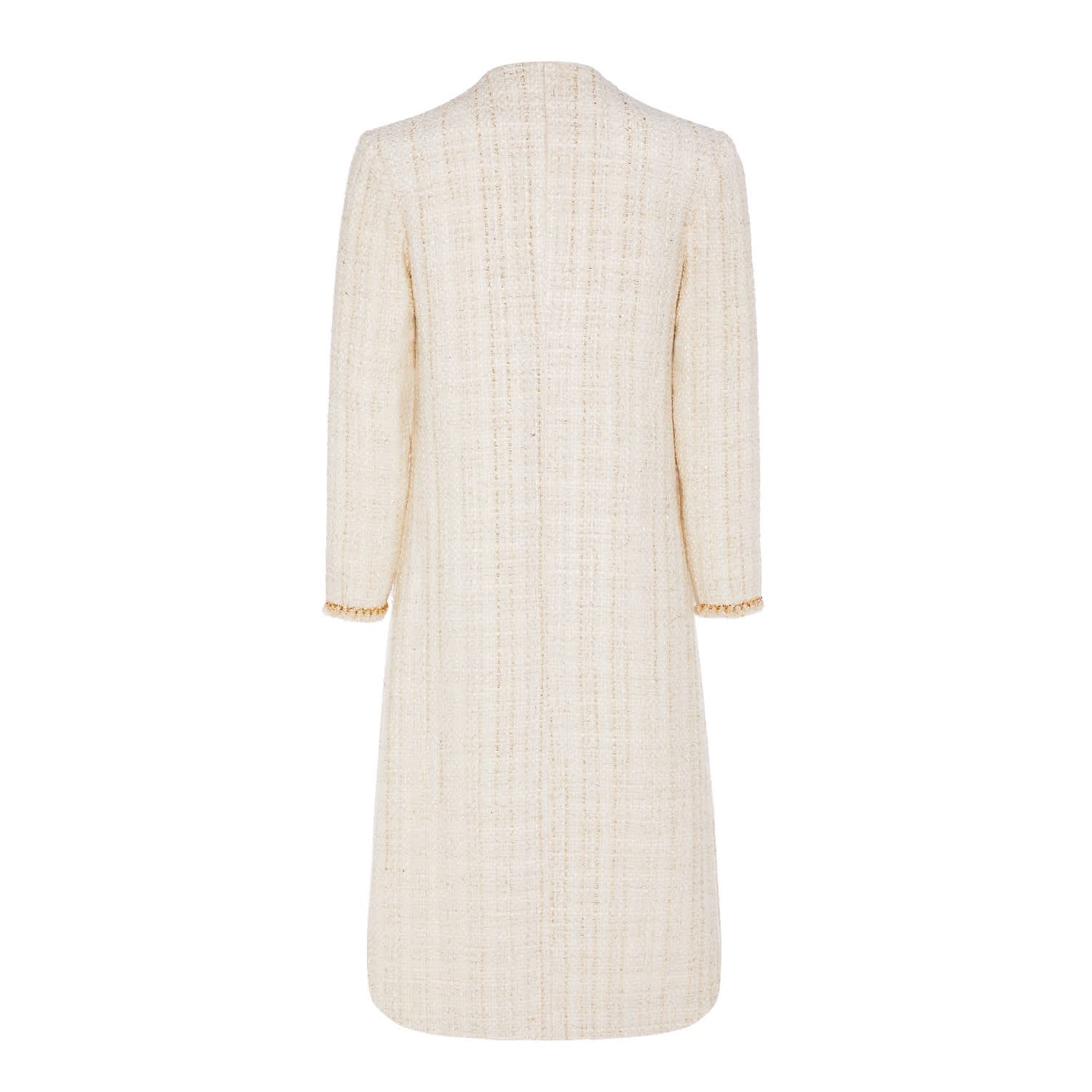 YANTOR Tweed Wool Long Jacket