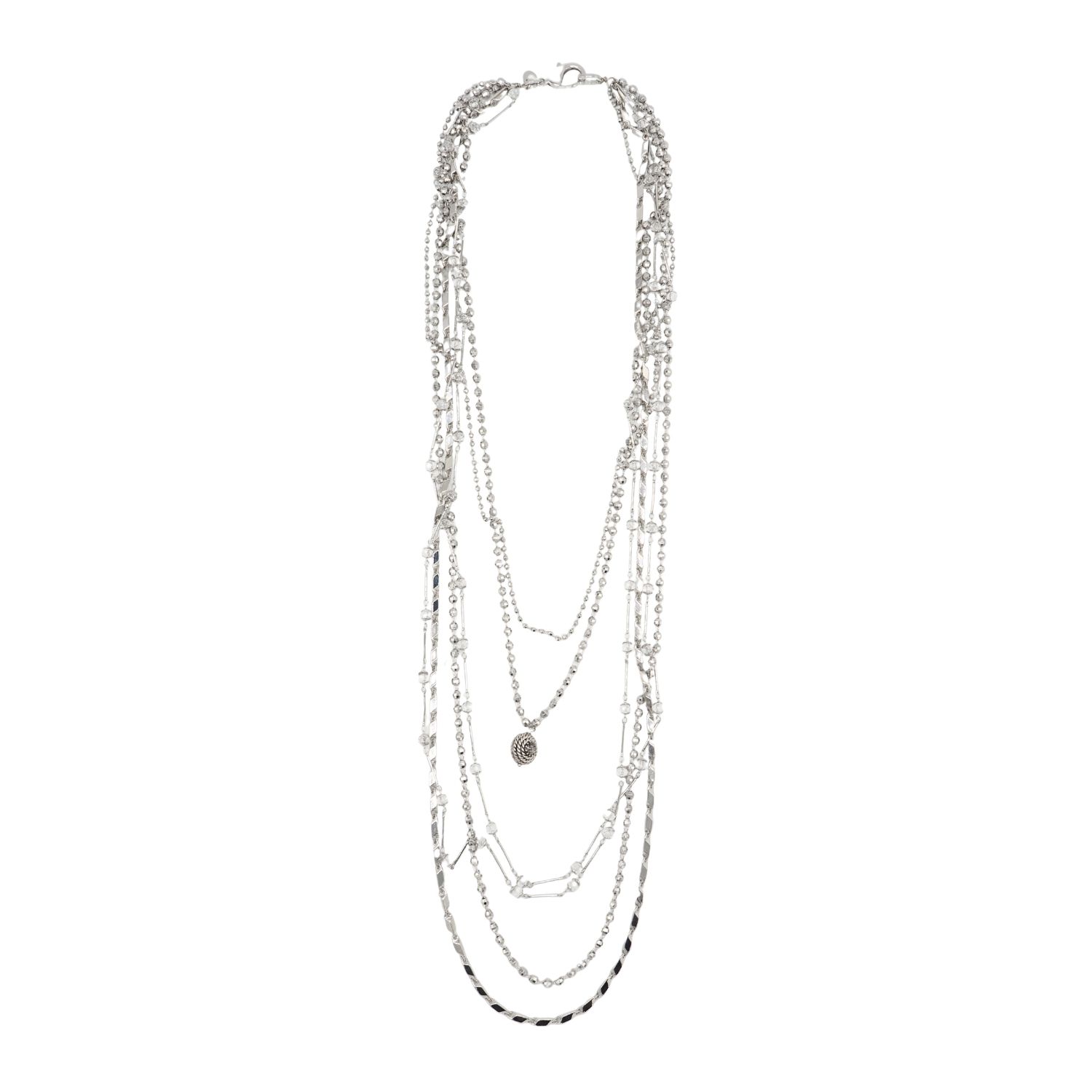 Sita Nevado Women's Pomita Necklace - Silver In Silver