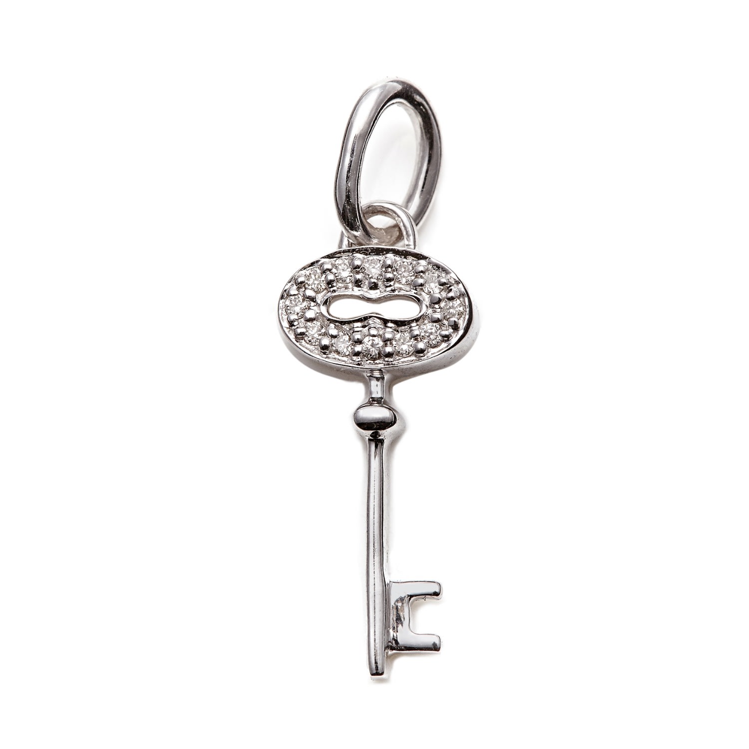 Kaizarin Women's Key To Your Dreams Pendant In White Gold In Metallic