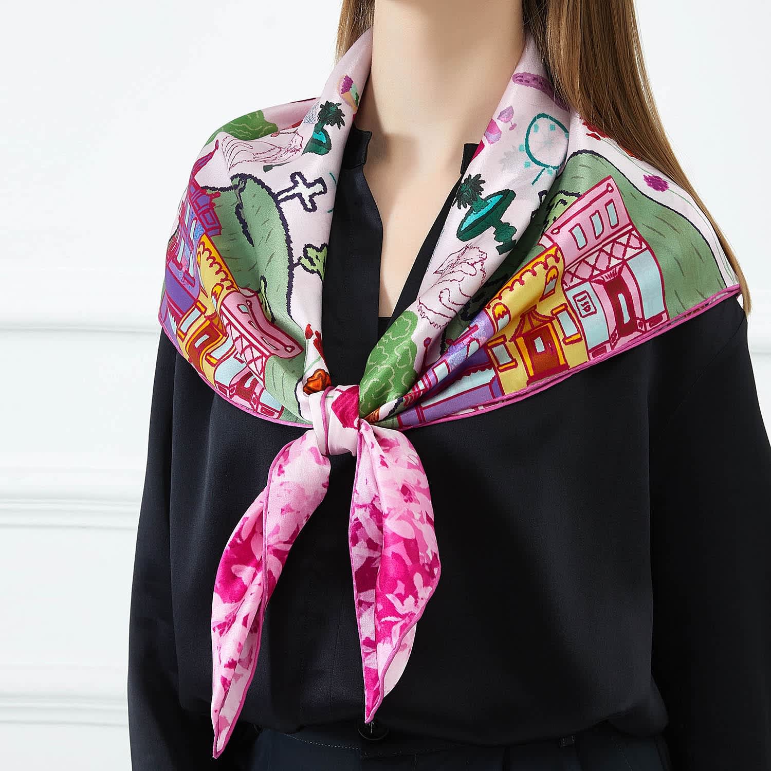 Silk scarves montreal cheap