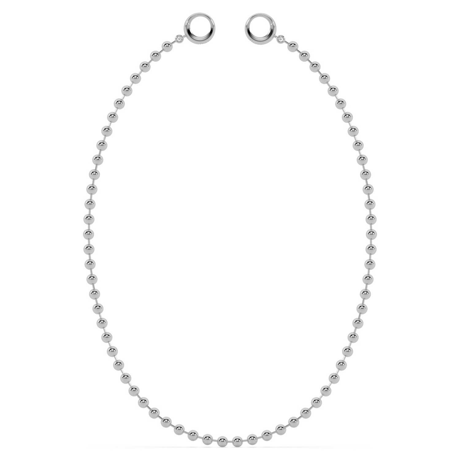 Oni Fine Jewelry Women's Silver Maxi Sphere Choker In Metallic