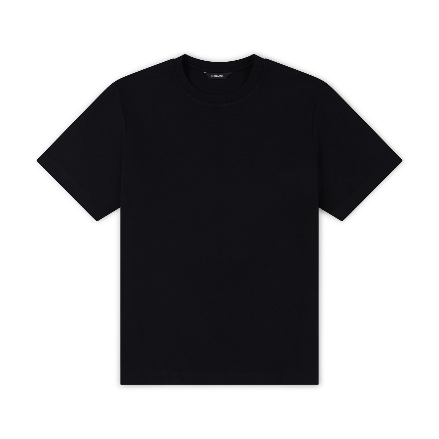 Marame Men's White Relaxed Fit T-shirt - Black In White