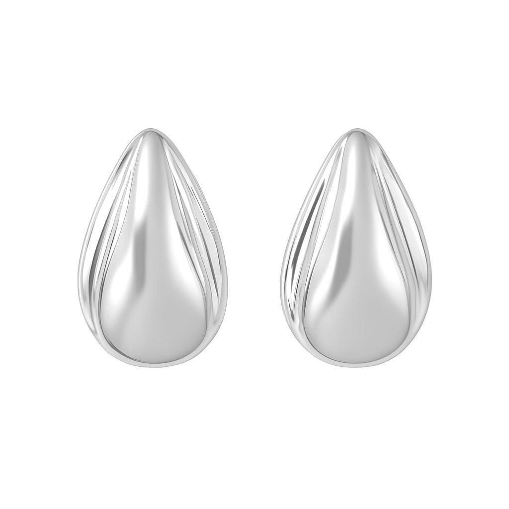 The Perfect Hoop Women's Silver The Harlow Earring