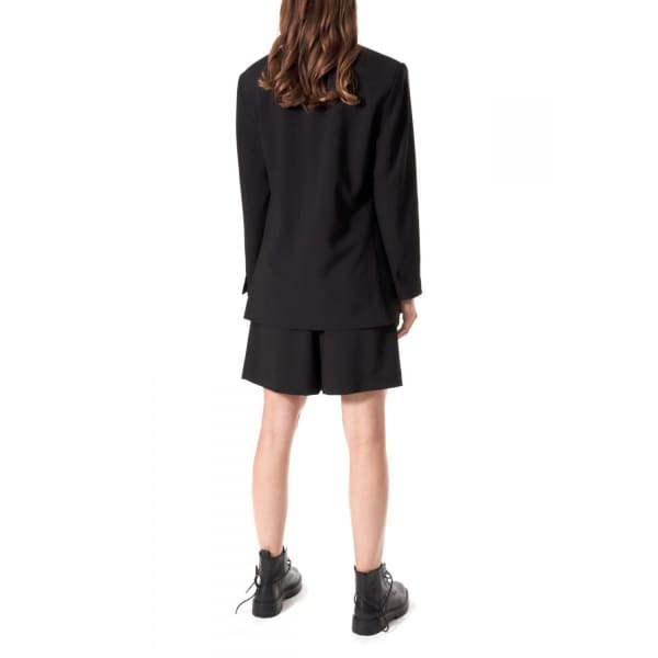 Aggi By Halewski Ramona Neutral Black Blazer In Black