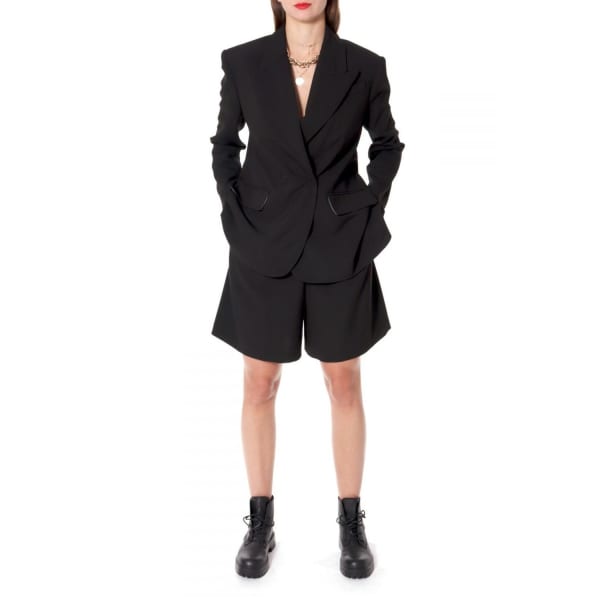 Aggi By Halewski Ramona Neutral Black Blazer In Black